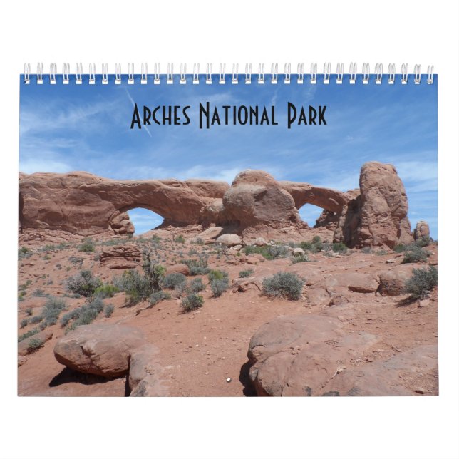 Calendario Parque nacional Arches (Tapa)