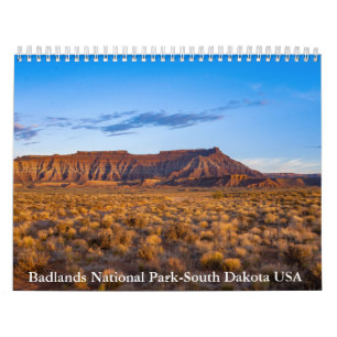 Calendario Parque nacional Badlands - Dakota del Sur - Calend