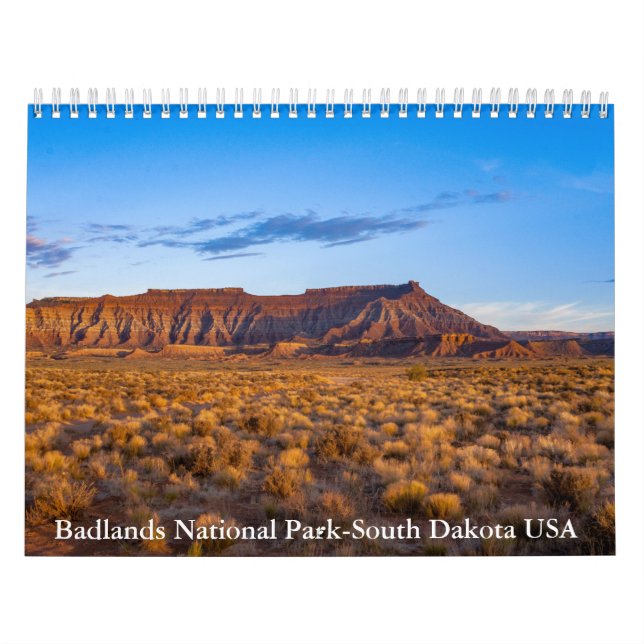 Calendario Parque nacional Badlands - Dakota del Sur - Calend (Tapa)
