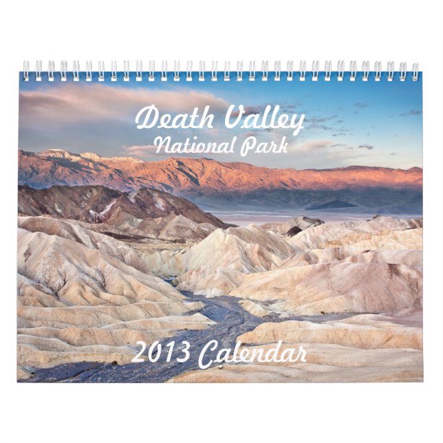 Calendario Parque nacional de Death Valley (Tapa)