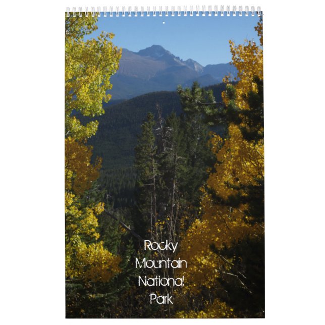 Calendario Parque nacional de las Montañas Rocosas (Tapa)