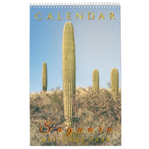 Calendario Parque nacional de Saguaro