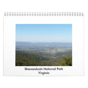 Calendario Parque nacional de Shenandoah