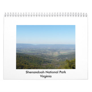 Calendario Parque nacional de Shenandoah