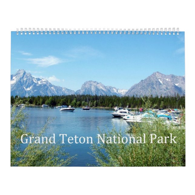 Calendario Parque nacional del Gran Tetón (Tapa)