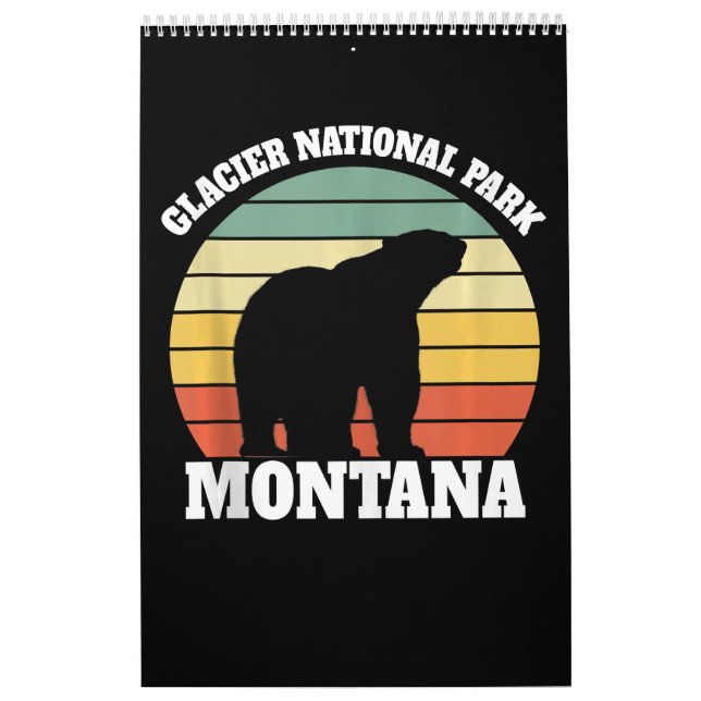Calendario Parque nacional Glaciar Polar Bear Lover (Tapa)