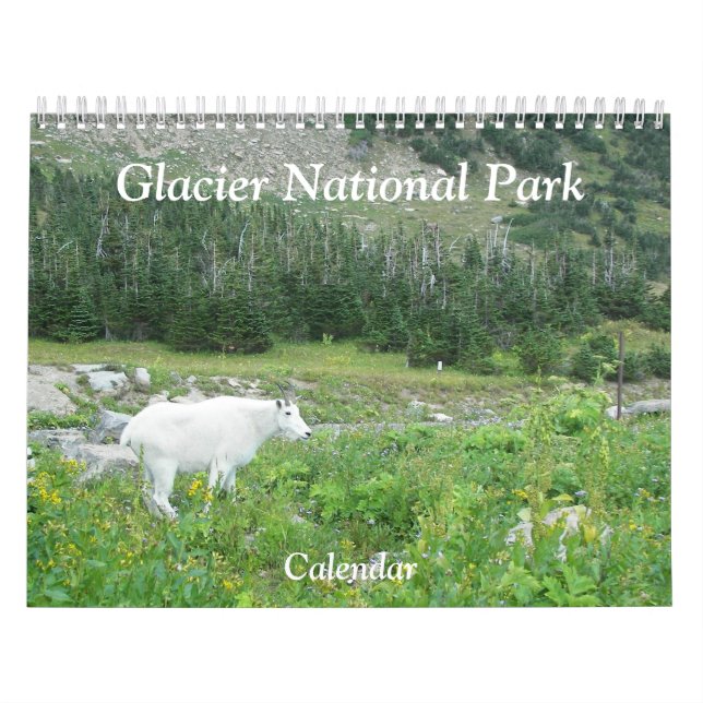 Calendario Parque nacional Glacier Fotografía (Tapa)