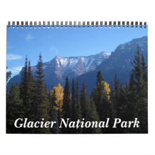 Calendario Parque Nacional Glacier - modificado para