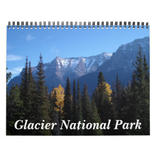 Calendario Parque Nacional Glacier - modificado para