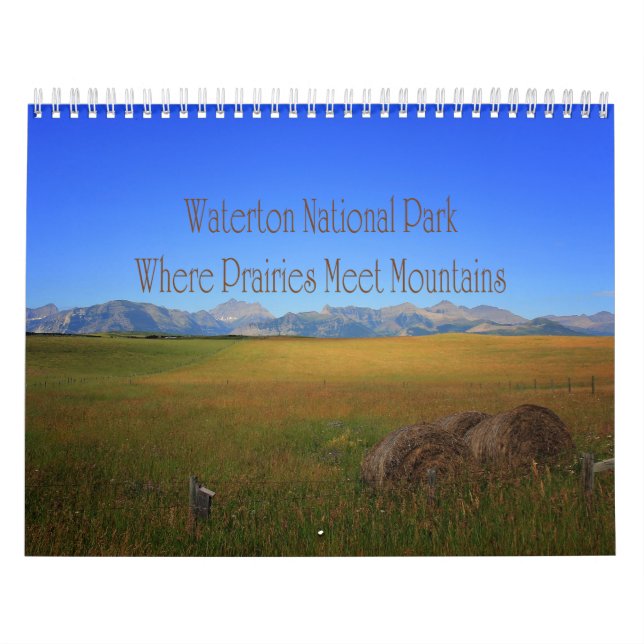 Calendario Parque Nacional Waterton Las Islas Prairies Se Enc (Tapa)