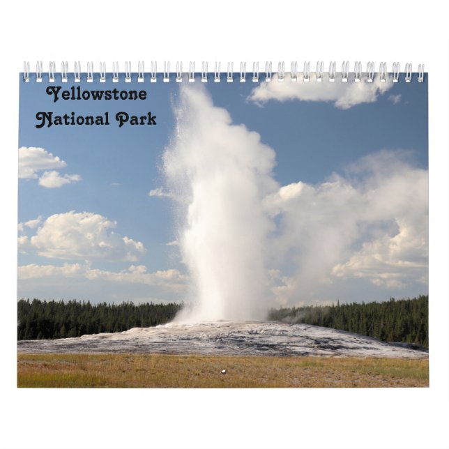 Calendario Parque nacional Yellowstone (Tapa)