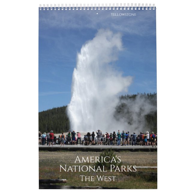 Calendario Parques Nacionales Americanos El Oeste (Tapa)