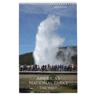 Calendario Parques Nacionales Americanos El Oeste