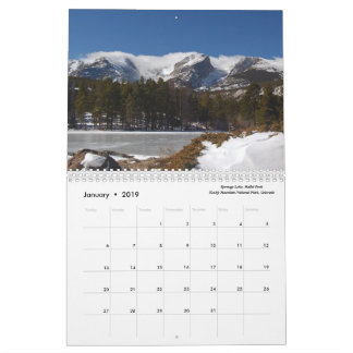 Calendario Parques nacionales de los E.E.U.U.