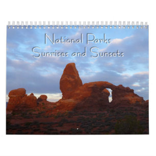 Calendario Parques nacionales Sunrise and Sunsets