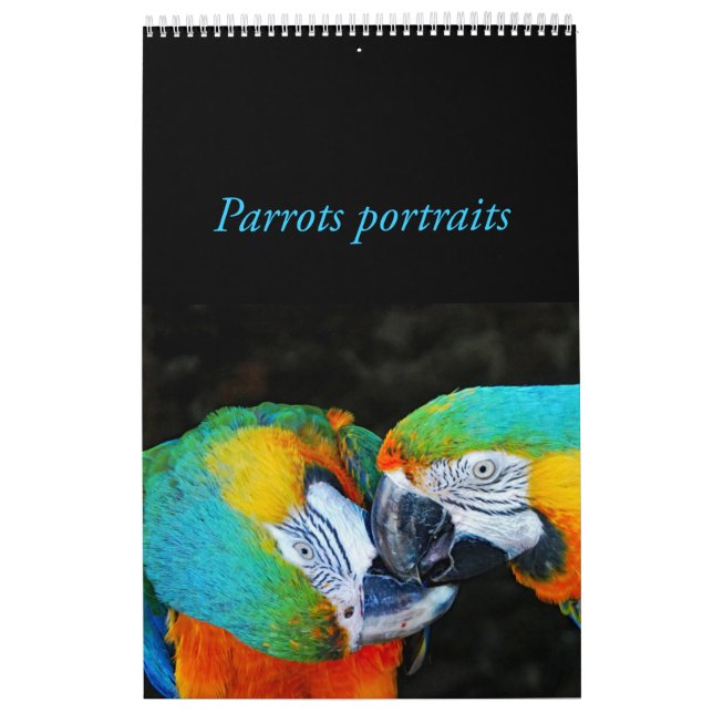 Calendario Parrot Portraits (Tapa)