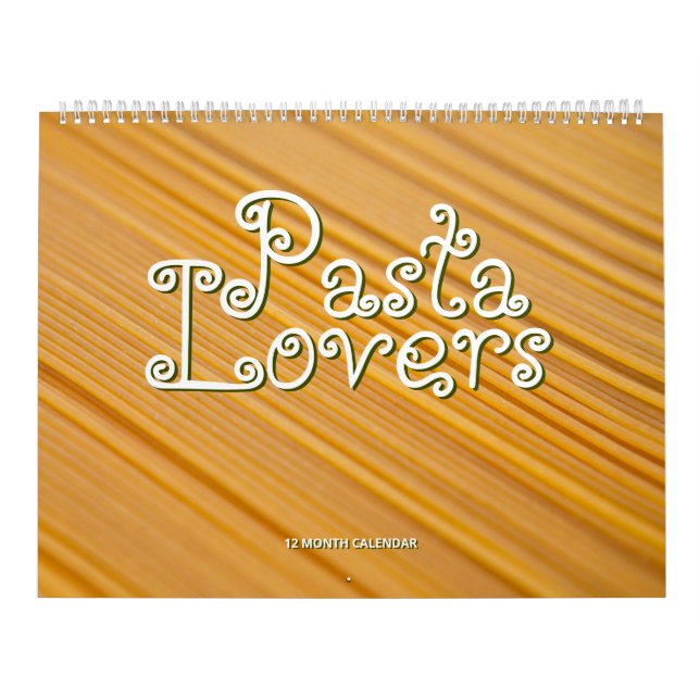 Calendario Pasta Lovers (Tapa)