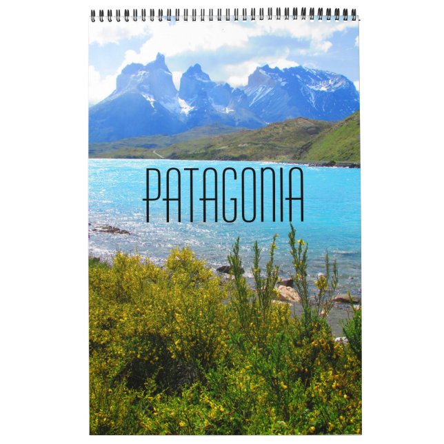 Calendario patagonia sudamérica (Tapa)