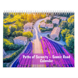Calendario Paths of Serenity – 2026 Scenic Road Calendar