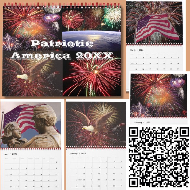 Calendario Patriótico América 20XX (Patriotic America 20XX Calendar)