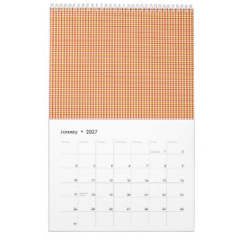 Calendario Patrón corporativo geométrico moderno
