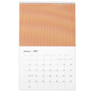 Calendario Patrón corporativo geométrico moderno
