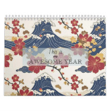 Patrón de kimono japonés motivacional personalizad
