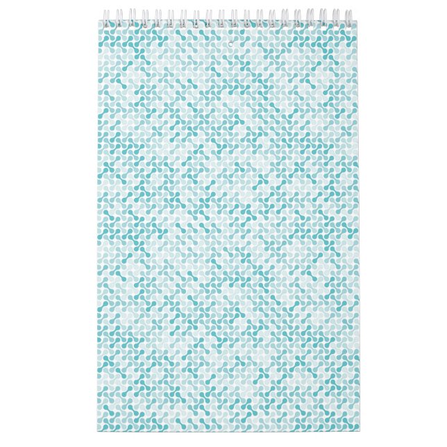 Calendario patrón de metabalón azul (Tapa)