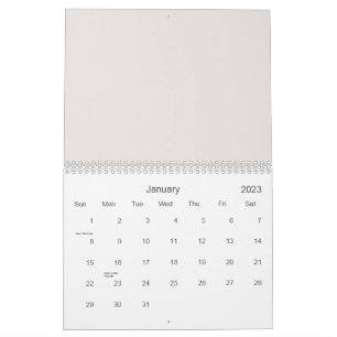 Calendario Patrón ininterrumpido de color con elefantes lindo