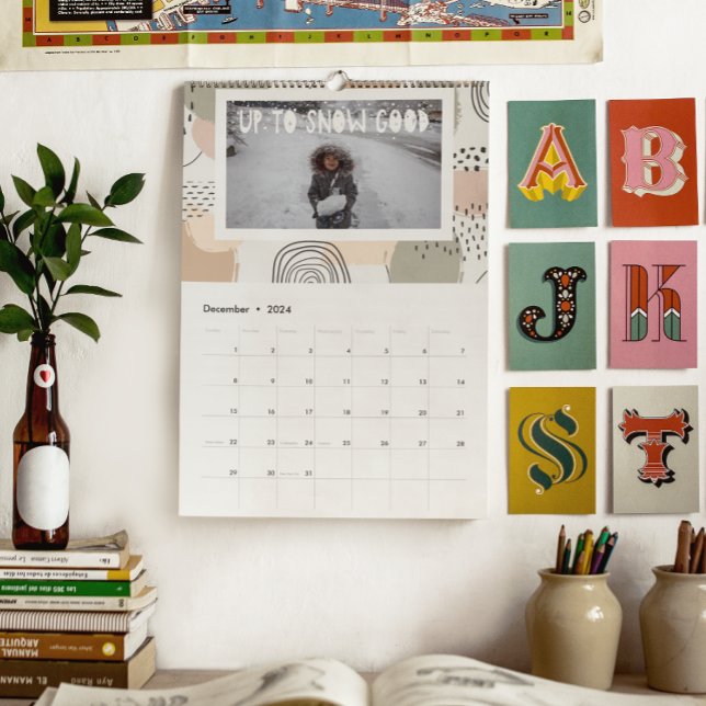 Calendario Patrones abstractos y superposiciones | Foto perso (Subido por el creador)