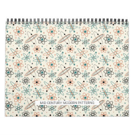 Calendario Patrones Modernos de Mitad de Siglo #1 Arte Origin