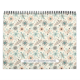 Calendario Patrones Modernos de Mitad de Siglo #1 Arte Origin