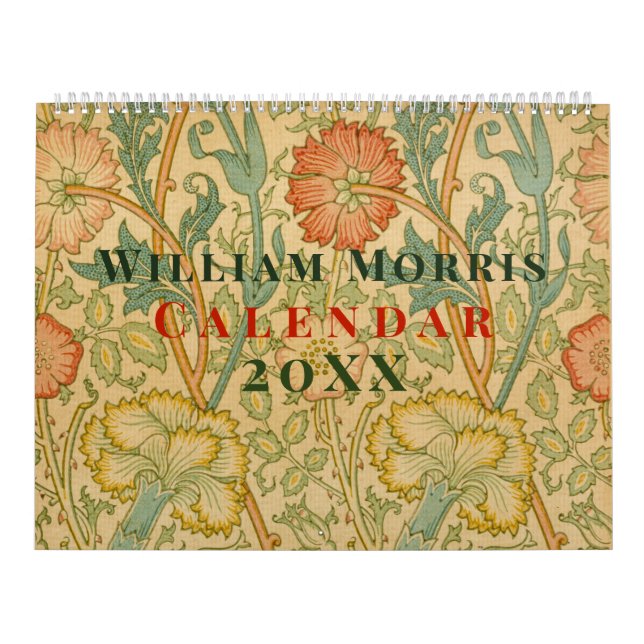 Calendario Patrones William Morris (Tapa)