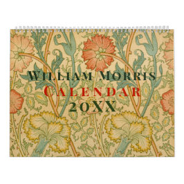 Calendario Patrones William Morris