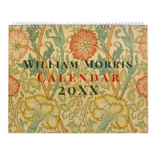 Calendario Patrones William Morris 2021
