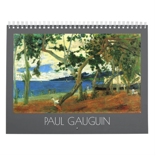 Calendario Paul Gauguin Landscapes And Still Life Paintings (Tapa)