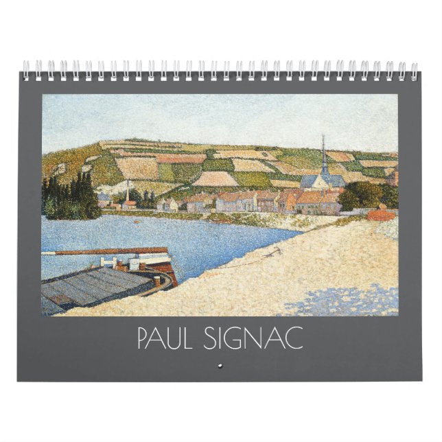 Calendario Paul Signac Fine Art Pointilism Paintings (Tapa)