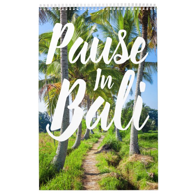 Calendario Pausa En Bali (Tapa)