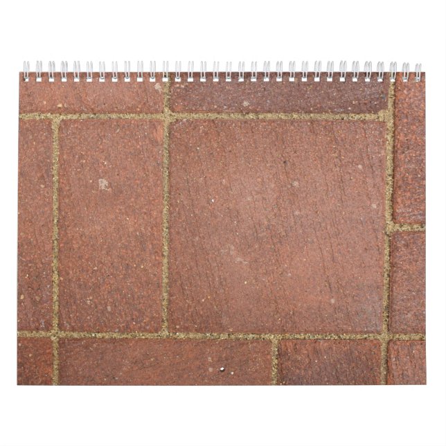 Calendario Paver de ladrillo (Tapa)
