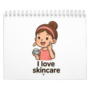 Calendario Pegatina de Cuidados Cutáneos Chica - Personalizad