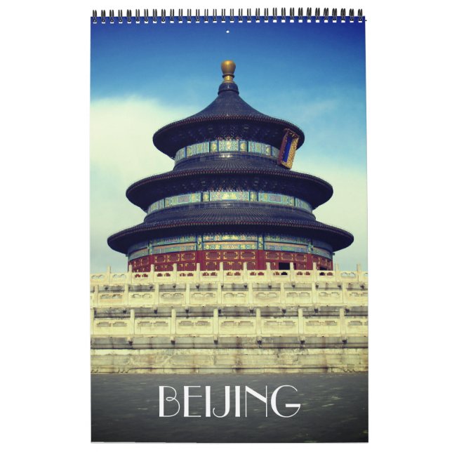 Calendario Pekín China (Tapa)