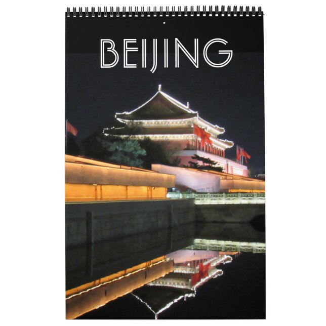 Calendario Pekín China (Tapa)