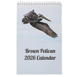 Calendario Pelicano Marrón 2025