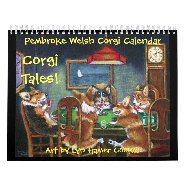 Calendario Pembroke Welsh Corgi Corgi Tales Calendar Original (Tapa)