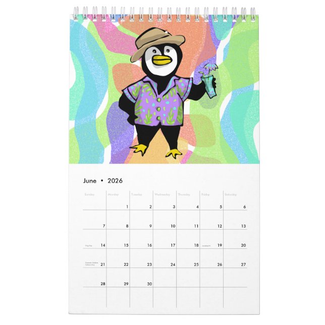 Calendario Penguins 365 (Jun 2026)