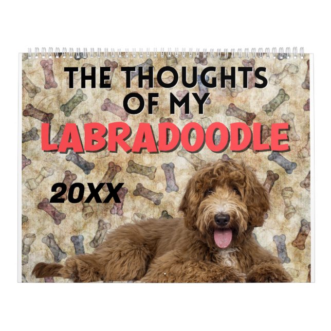 Calendario Pensamientos divertidísimos de mi labrador (Tapa)