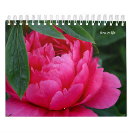 Calendario Peony Flower