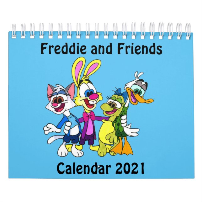 Calendario pequeño de Freddie y amigos (Tapa)