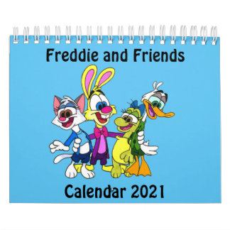 Calendario pequeño de Freddie y amigos