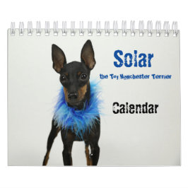 Calendario pequeño de Manchester Terrier